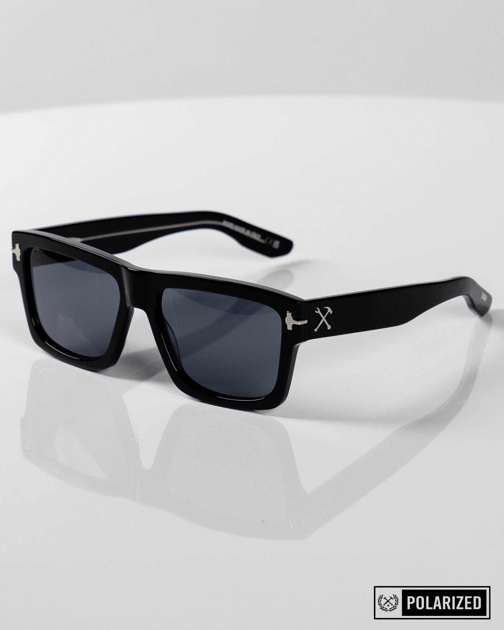 Sledge Sunglasses - Black & Grey Polarized - Dixxon Flannel Co.