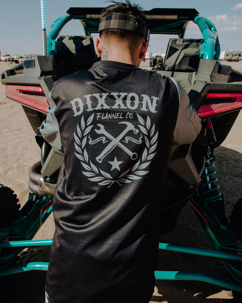 Dixxon Slugger Jersey: Black & Gray MX Gear - Shop Now