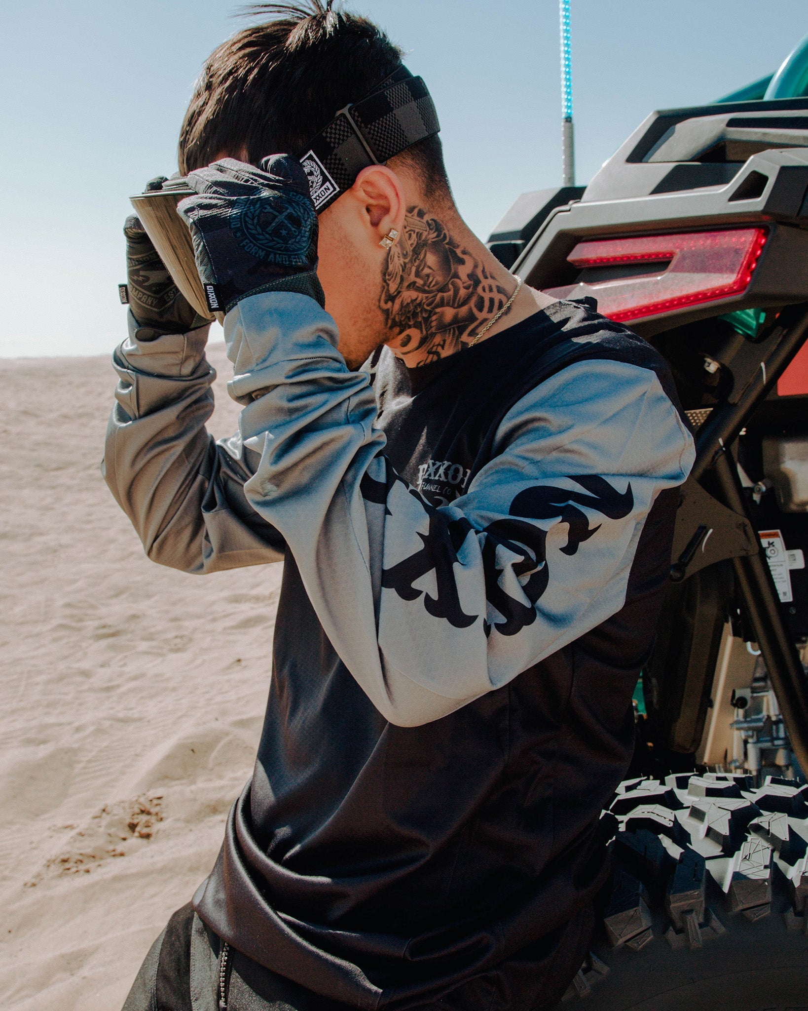 Dixxon Slugger Jersey: Black & Gray MX Gear - Shop Now
