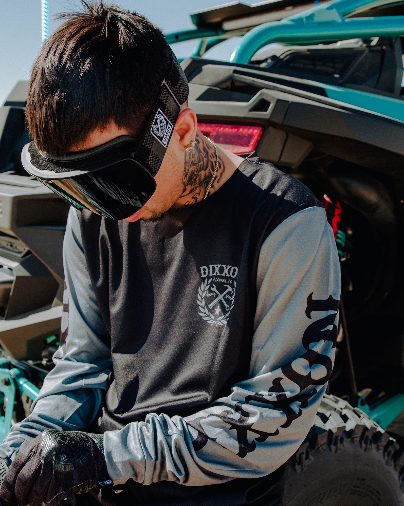 Dixxon Slugger Jersey: Black & Gray MX Gear - Shop Now