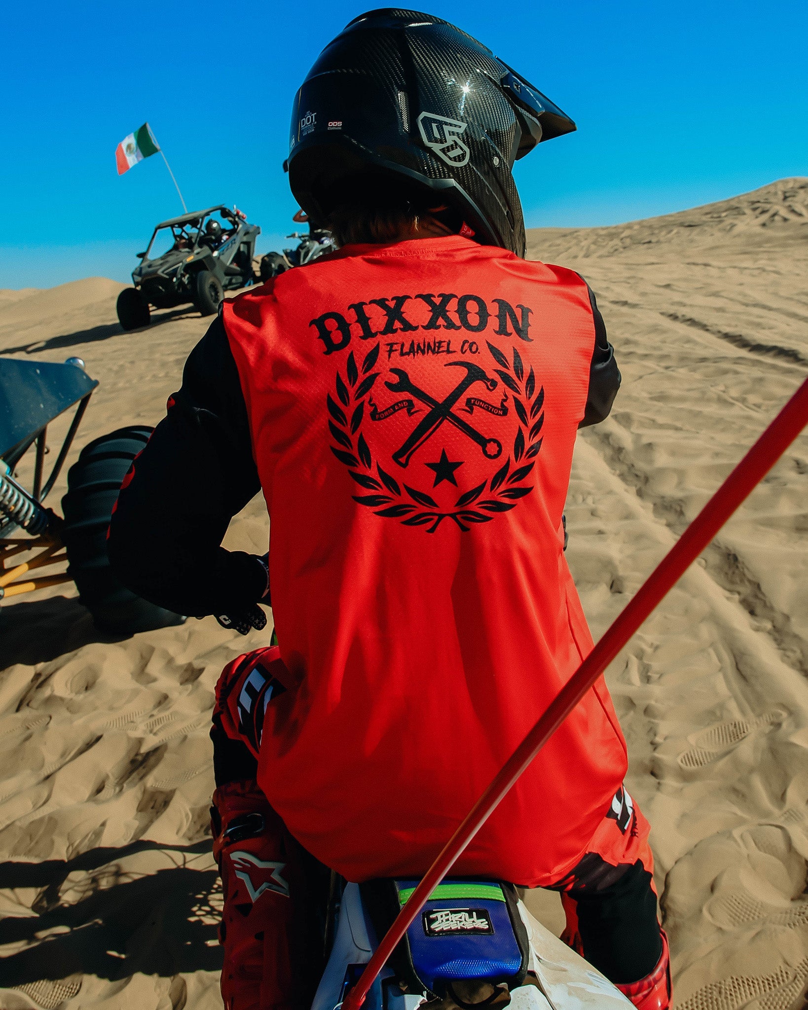 Slugger Offroad / MX Jersey - Black & Red - Dixxon Flannel Co.