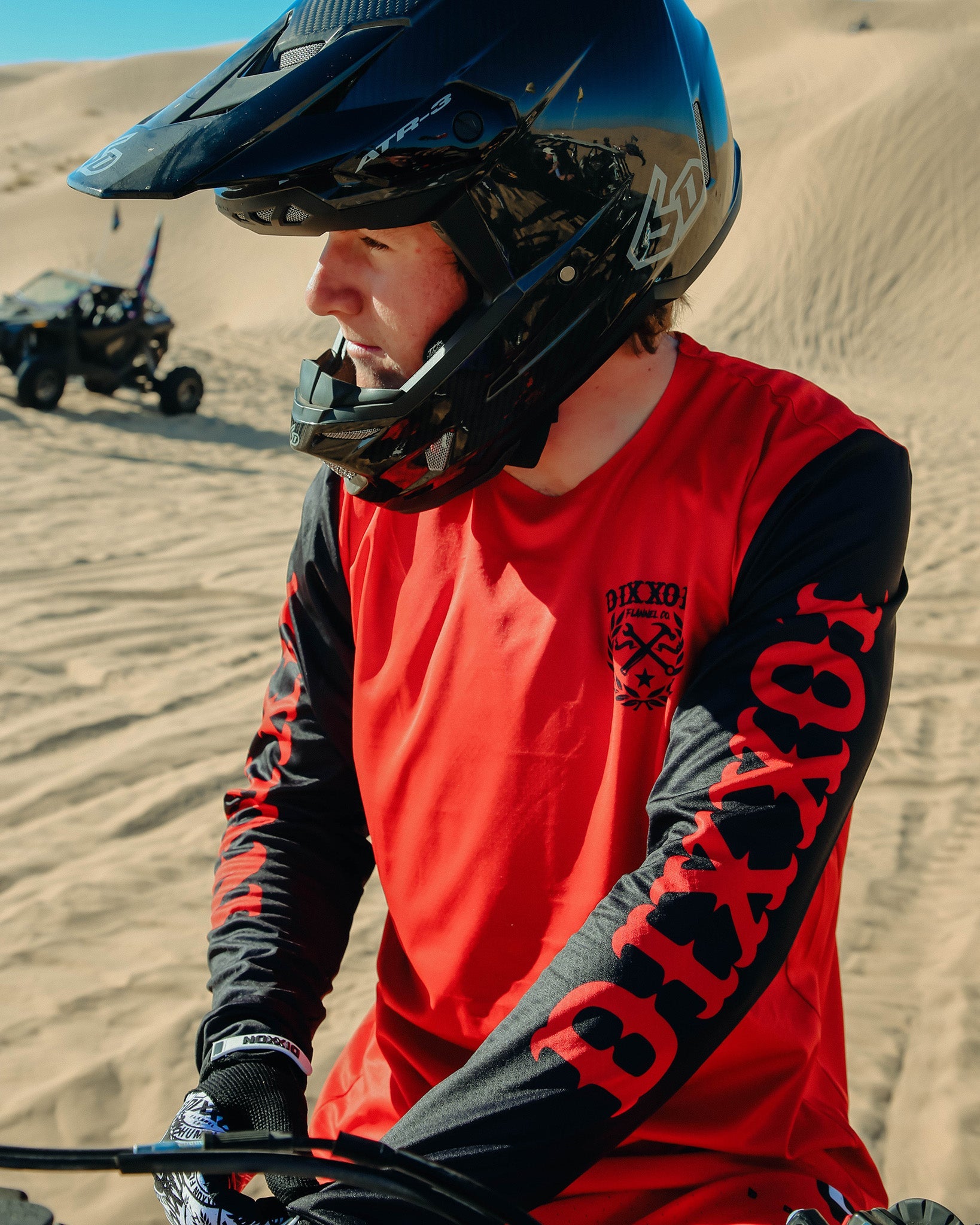Slugger Offroad / MX Jersey - Black & Red - Dixxon Flannel Co.