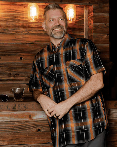 Smoked Oak Bamboo Short Sleeve | Dixxon Flannel Co.