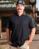 Solid Bamboo Short Sleeve 2.0 - Black - Dixxon Flannel Co.
