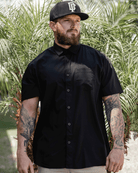 Solid Bamboo Short Sleeve 2.0 - Black - Dixxon Flannel Co.