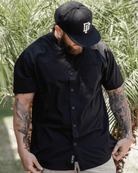 Solid Bamboo Short Sleeve 2.0 - Black - Dixxon Flannel Co.