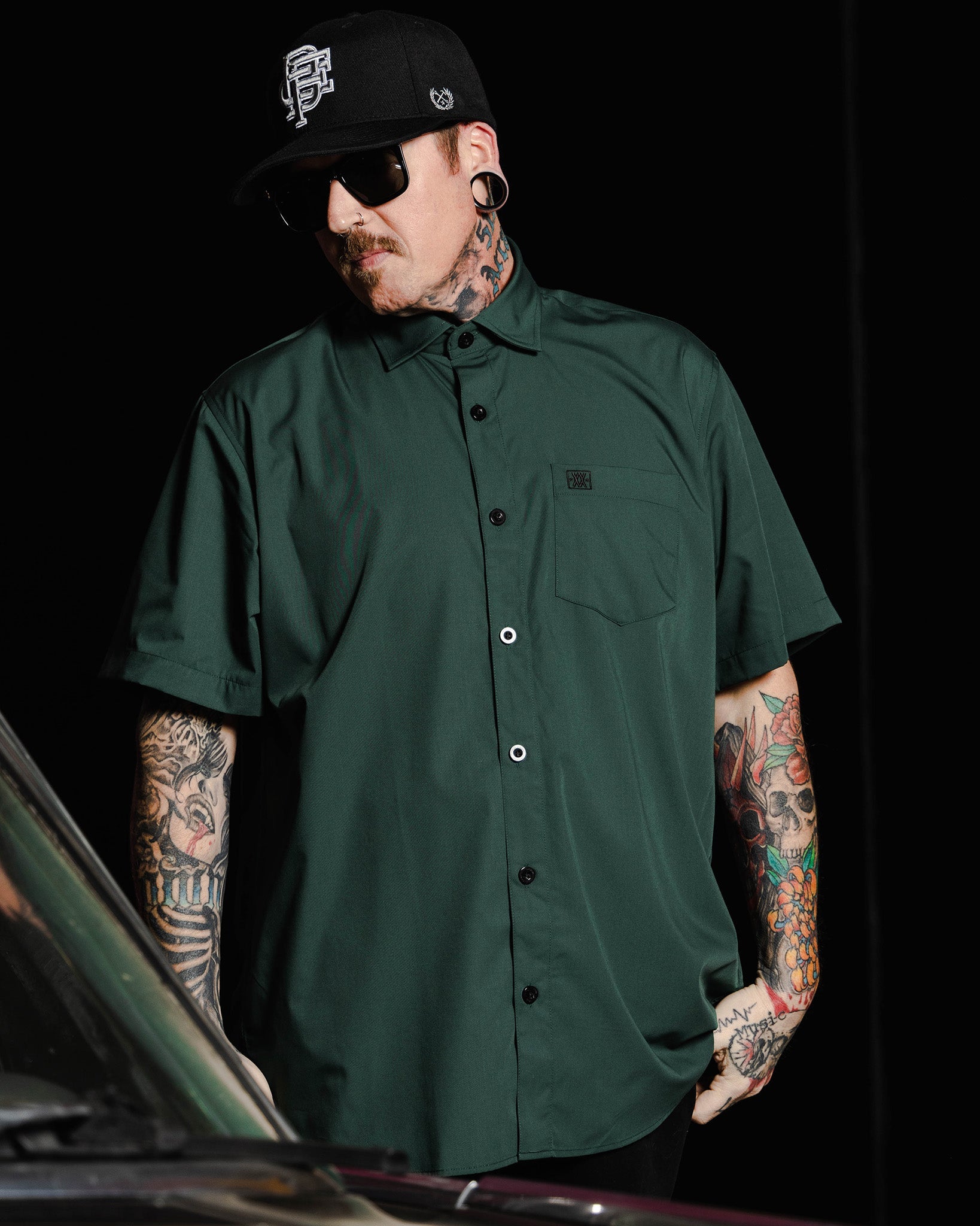 Solid Bamboo Short Sleeve 2.0 - Green - Dixxon Flannel Co.