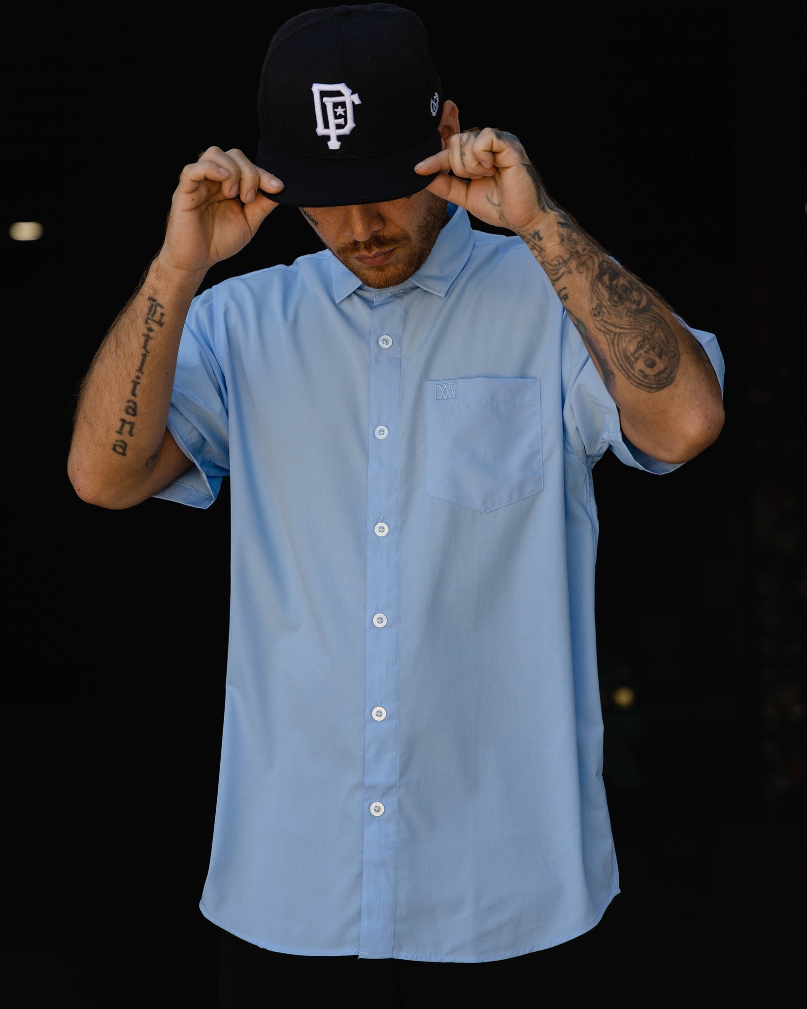 Solid Bamboo Short Sleeve 2.0 - Light Blue - Dixxon Flannel Co.