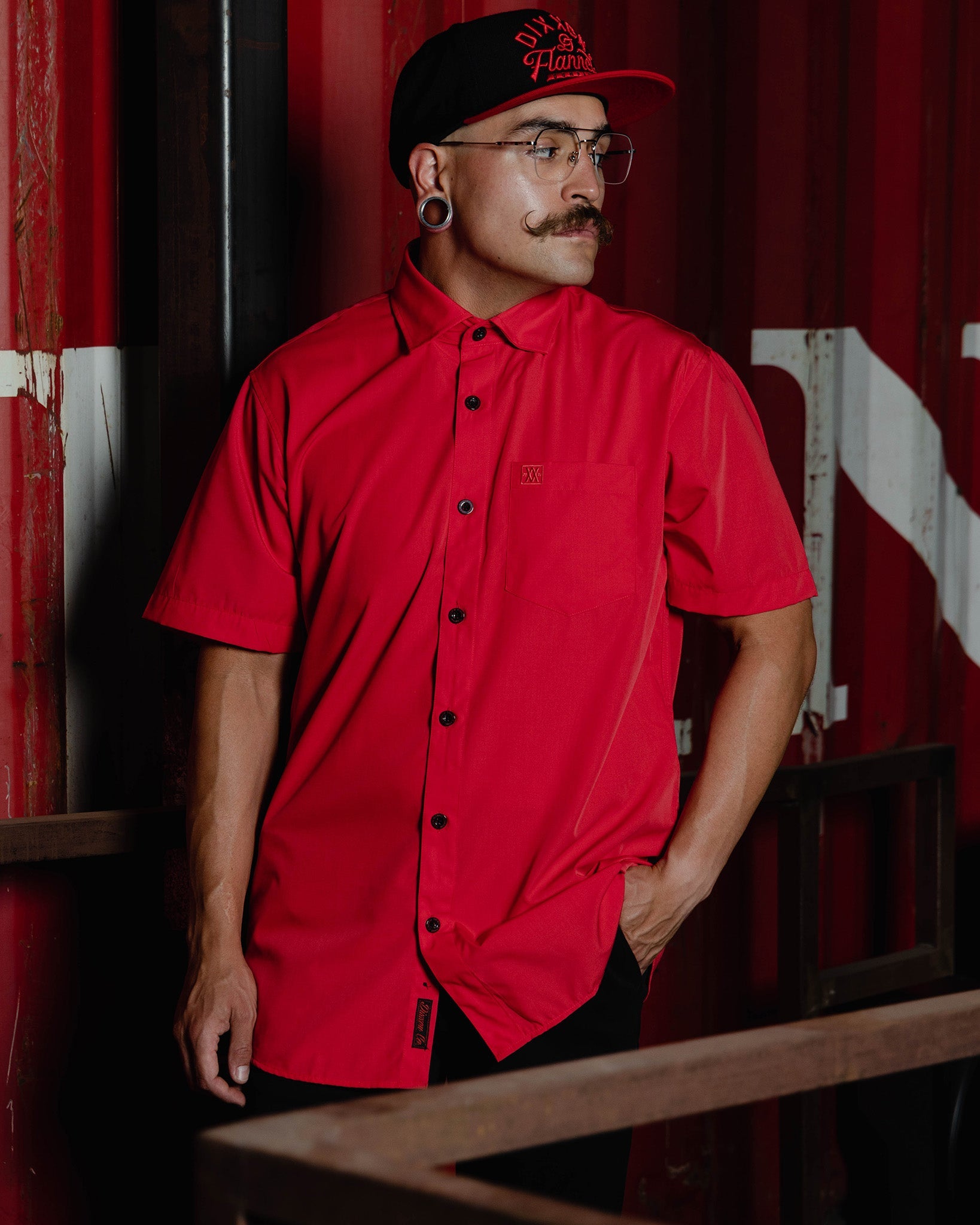 Solid Bamboo Short Sleeve 2.0 - Red - Dixxon Flannel Co.