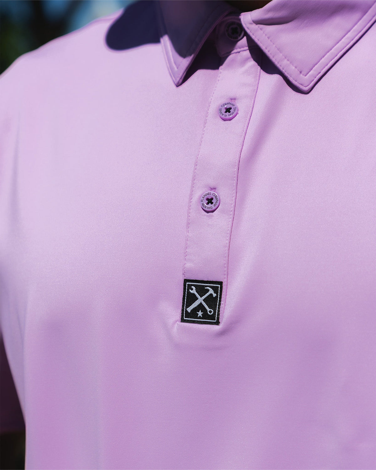 Solid Party Polo - Light Purple - Dixxon Flannel Co. view 5