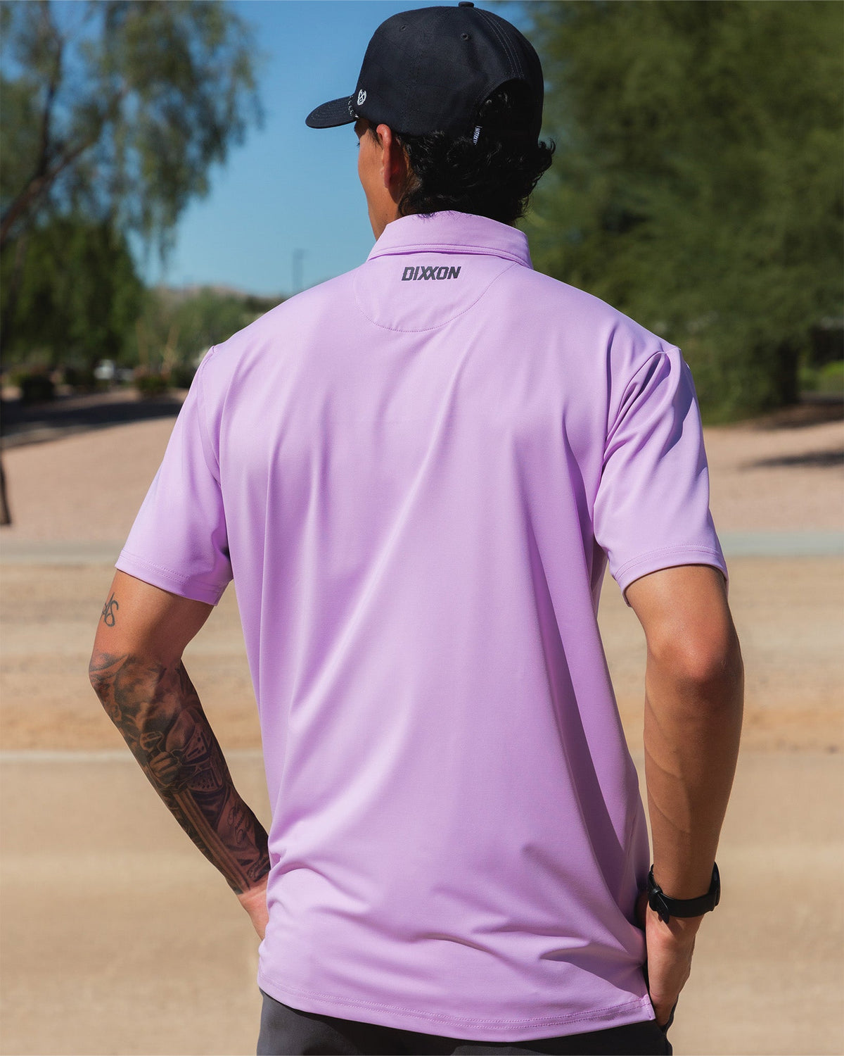 Solid Party Polo - Light Purple - Dixxon Flannel Co. view 2