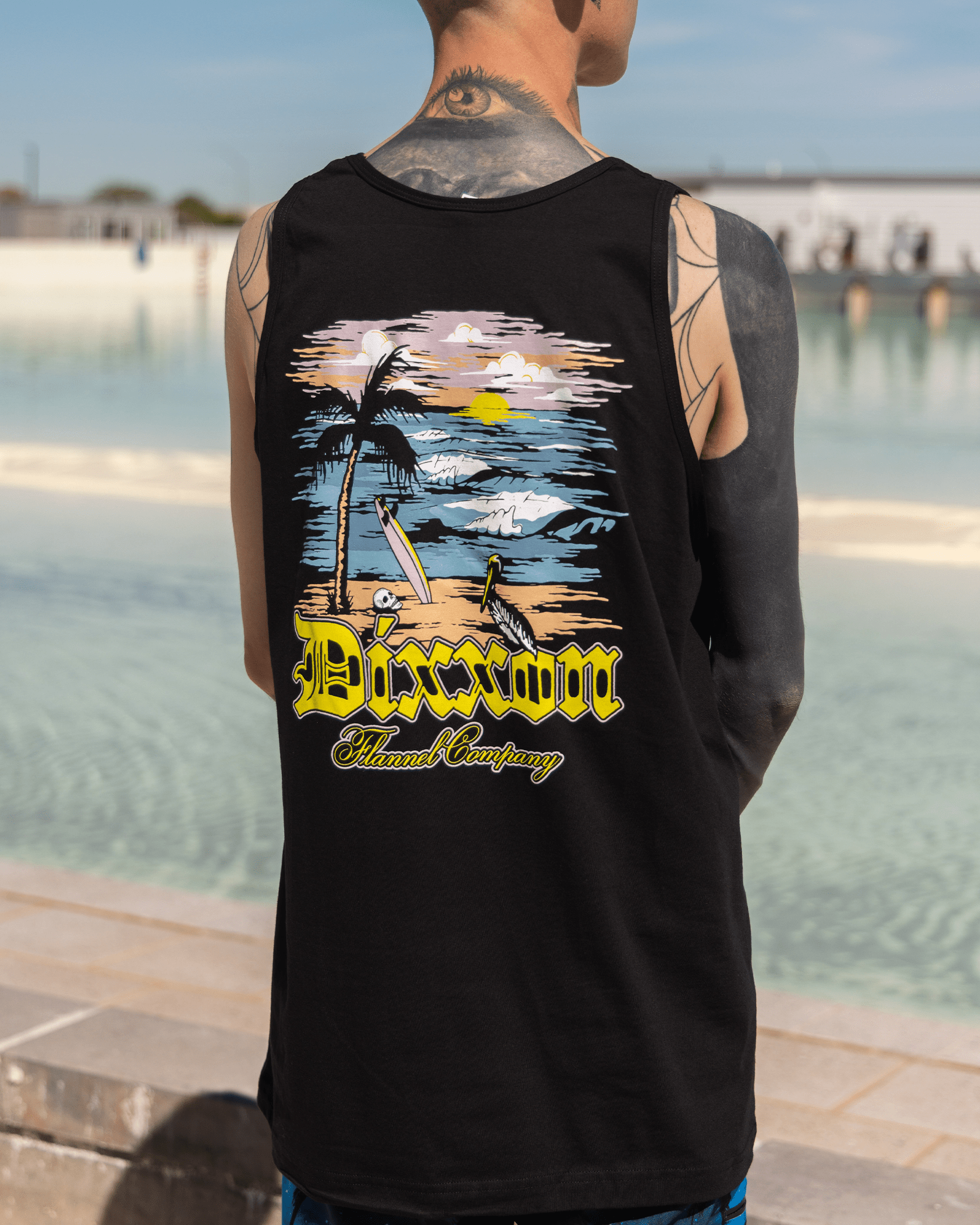 South Swell Tank - Black - Dixxon Flannel Co.