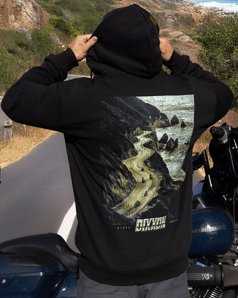 Epicenter Zip Up Hoodie - Black | Dixxon Flannel Co.