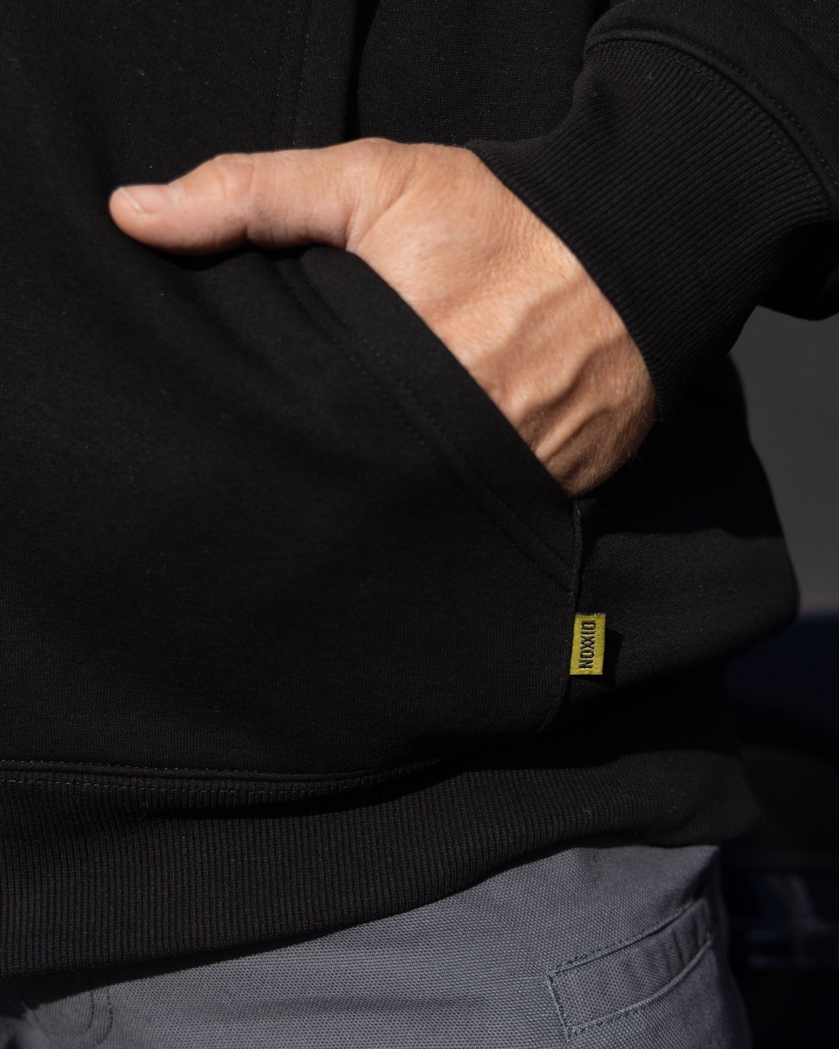 Epicenter Zip Up Hoodie - Black | Dixxon Flannel Co.