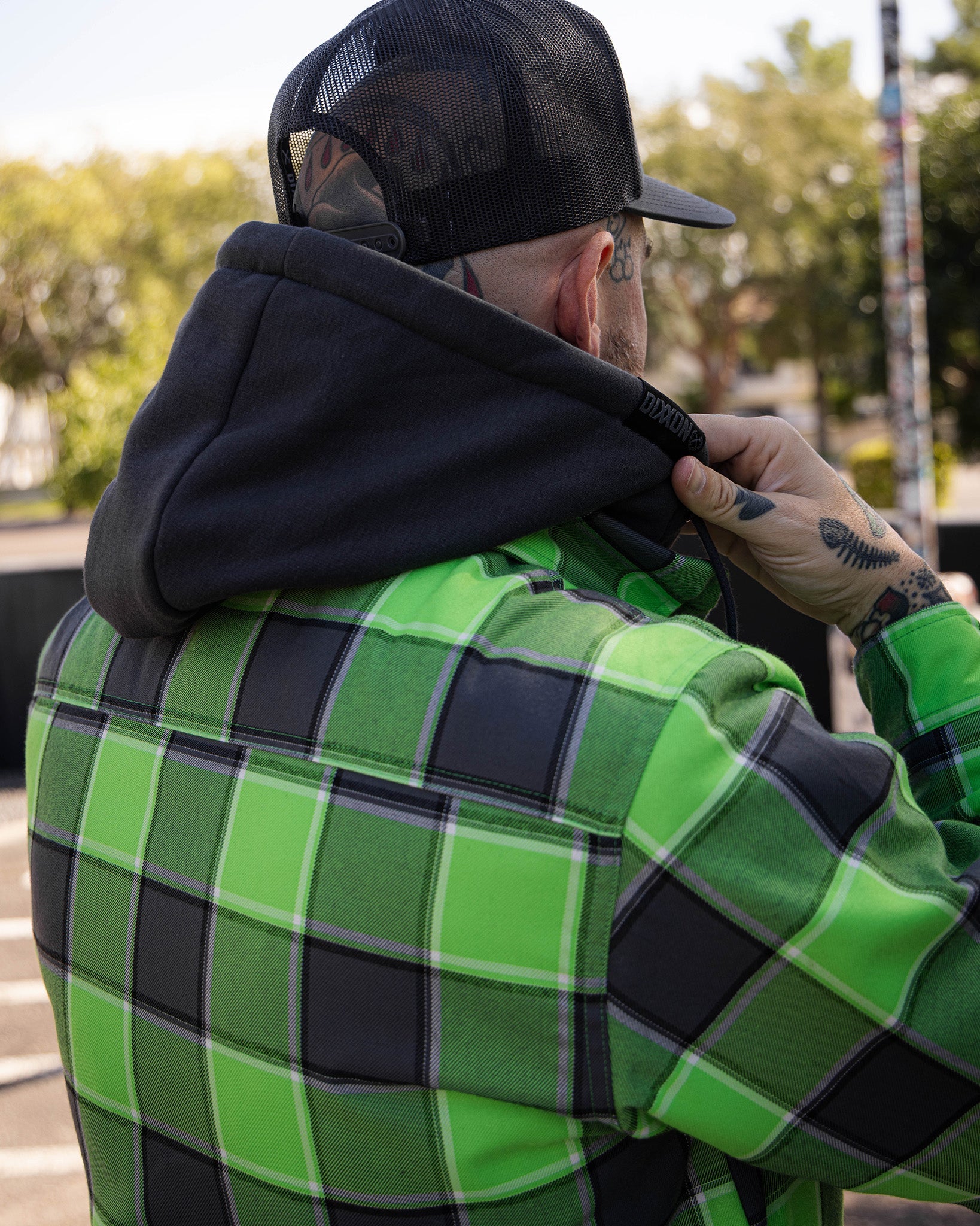 ジャケット・アウター check frill shirt blouson FEKETE check frill shirt blouson FEKETE 【公式通販】