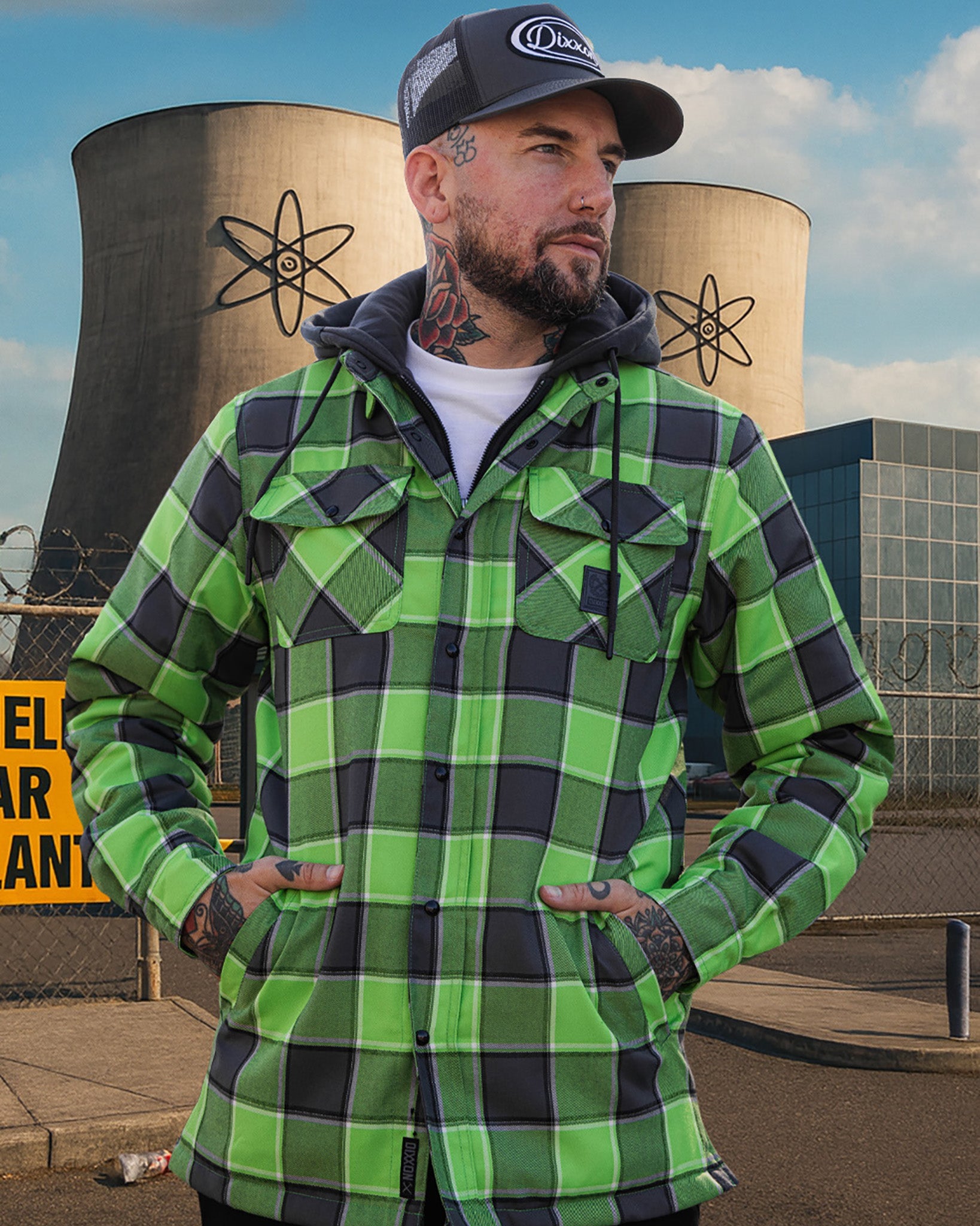 ジャケット・アウター check frill shirt blouson FEKETE Springfield Hooded Flannel Jacket | Dixxon Flannel Co.