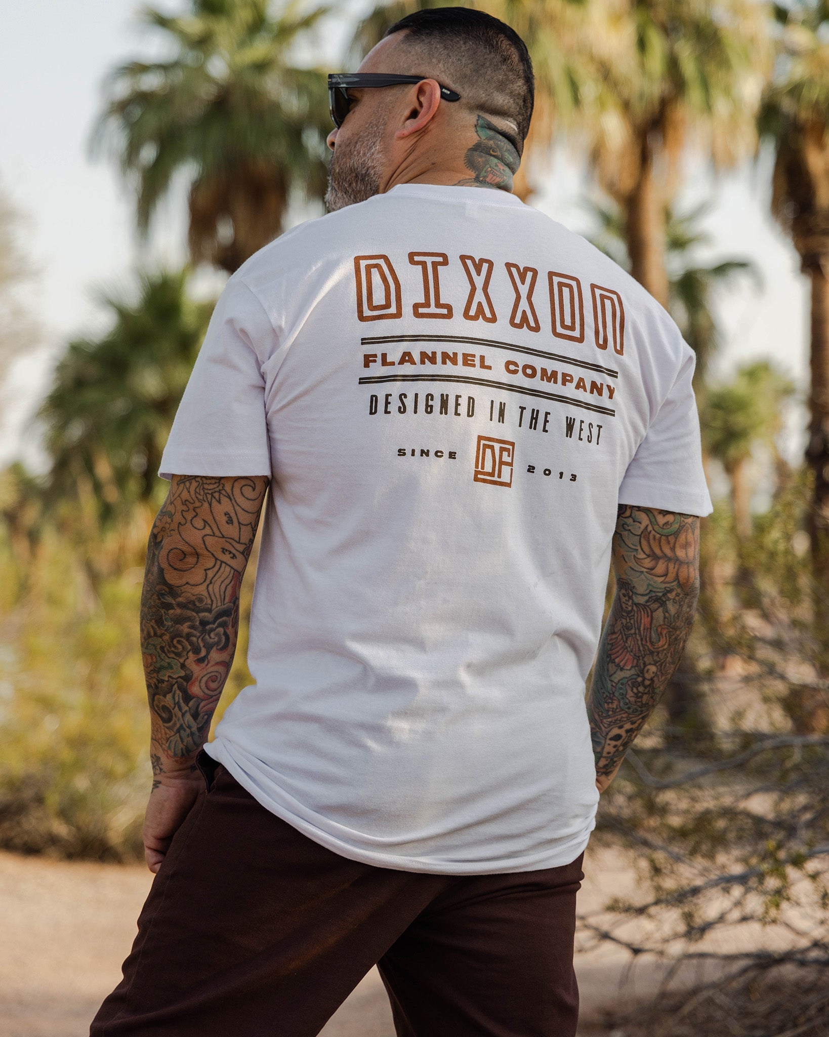 Dixxon White Stamp T-Shirt: Shop Now | Dixxon