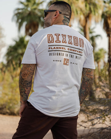 Dixxon White Stamp T-Shirt: Shop Now | Dixxon