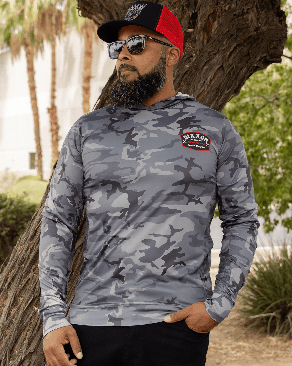 Staple UV Pullover Hoodie - Black Camo - Dixxon Flannel Co. view 5