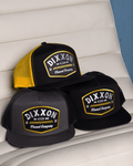 Station Flat Bill Trucker Snapback - Black & Yellow
