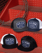 Station Flat Bill Trucker Snapback - Blue & White - Dixxon Flannel Co.