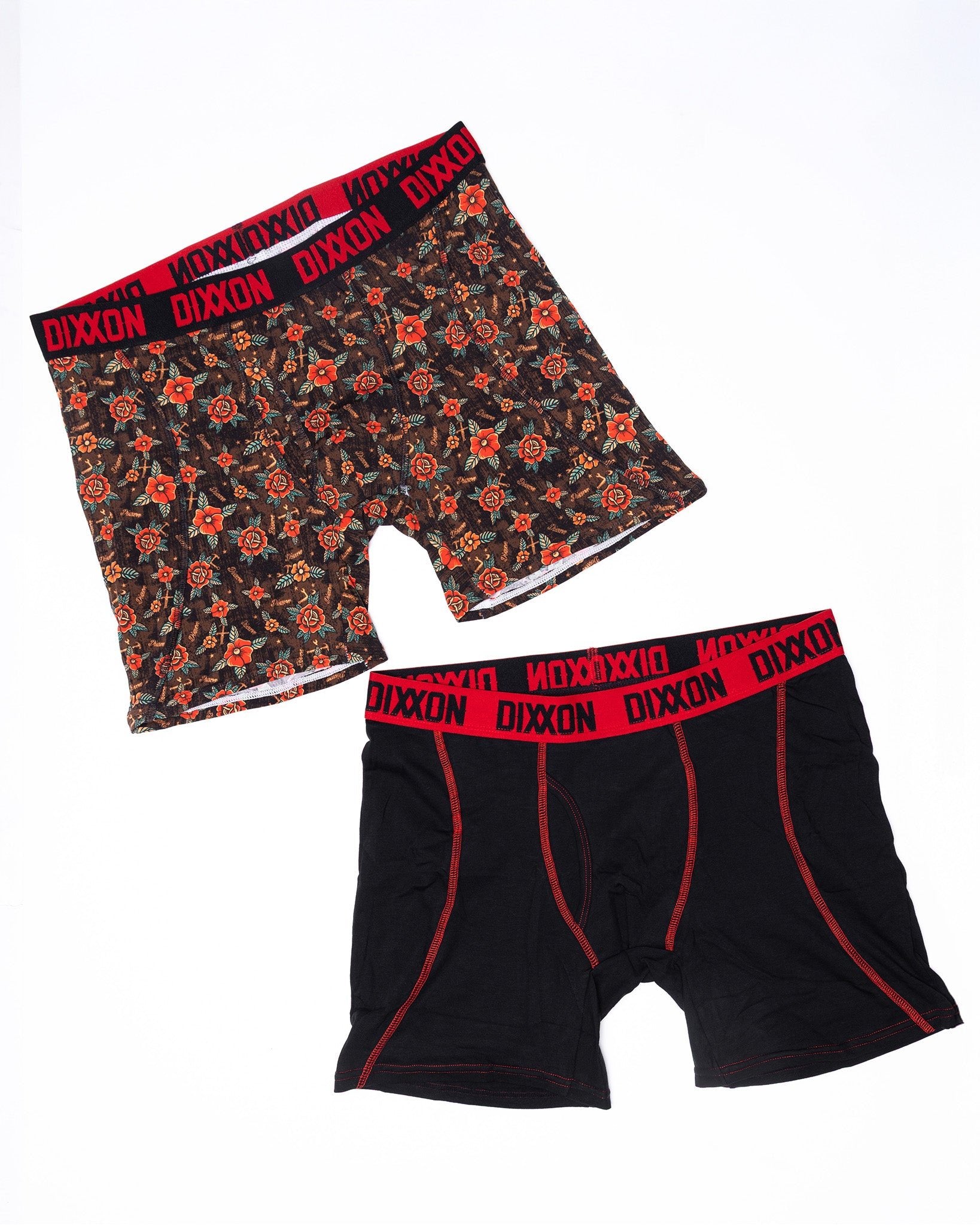 Stay Gold Cotton Stretch 2pk Boxer Briefs - Black - Dixxon Flannel Co.