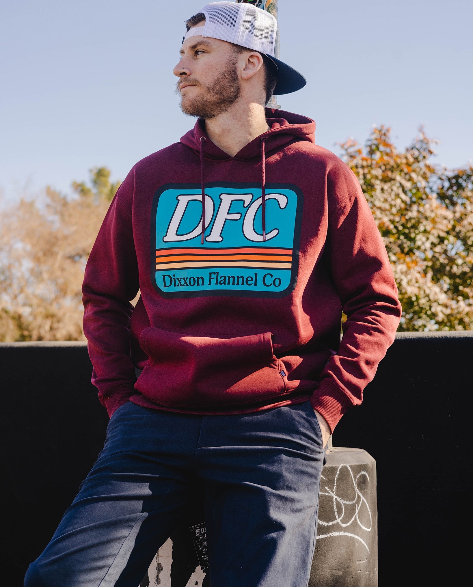 Steeze Pullover Hoodie - Maroon - Dixxon Flannel Co.