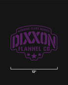 Stencil 12" Die Cut Sticker - Dixxon Flannel Co.