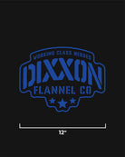 Stencil 12" Die Cut Sticker - Dixxon Flannel Co.