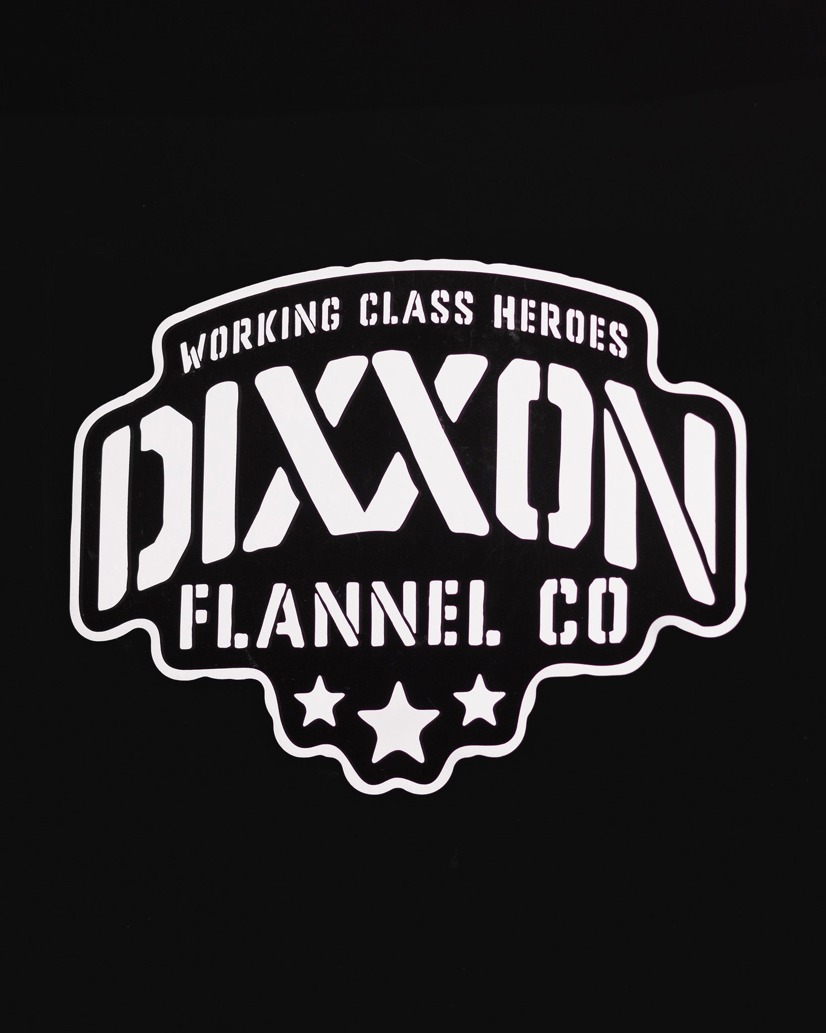 Stencil 6" Die Cut Sticker - Dixxon Flannel Co.