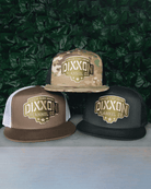 Stencil Logo Flat Bill Trucker Snapback - O.D. Green - Dixxon Flannel Co.