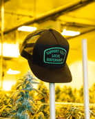Support Your Local Dispensary Flat Bill Trucker Snapback - Dixxon Flannel Co.