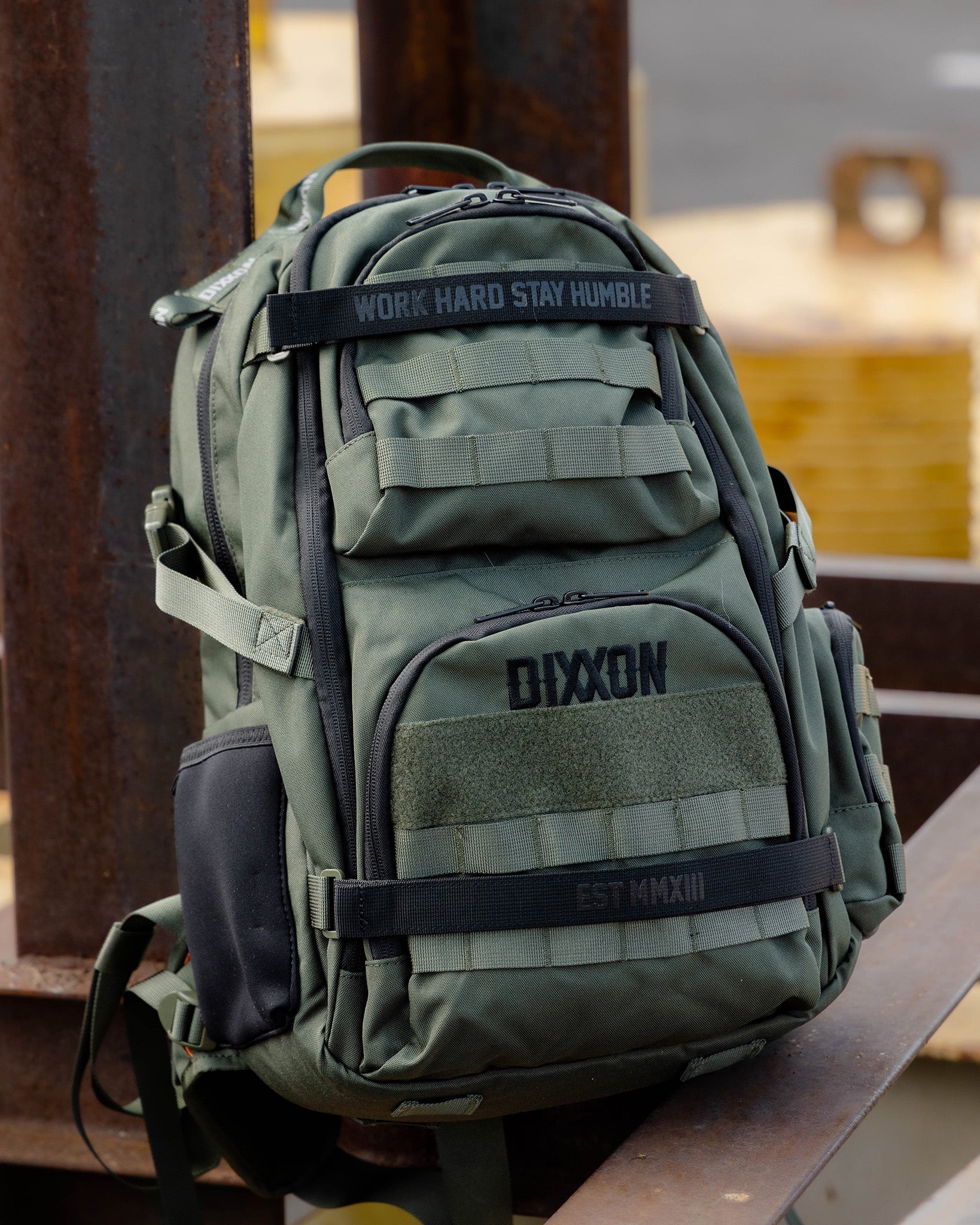 backpack laptop green Commuter Pro A padded laptop pocket fits devices up to 16 inches Tactical Backpack - O.D. Green