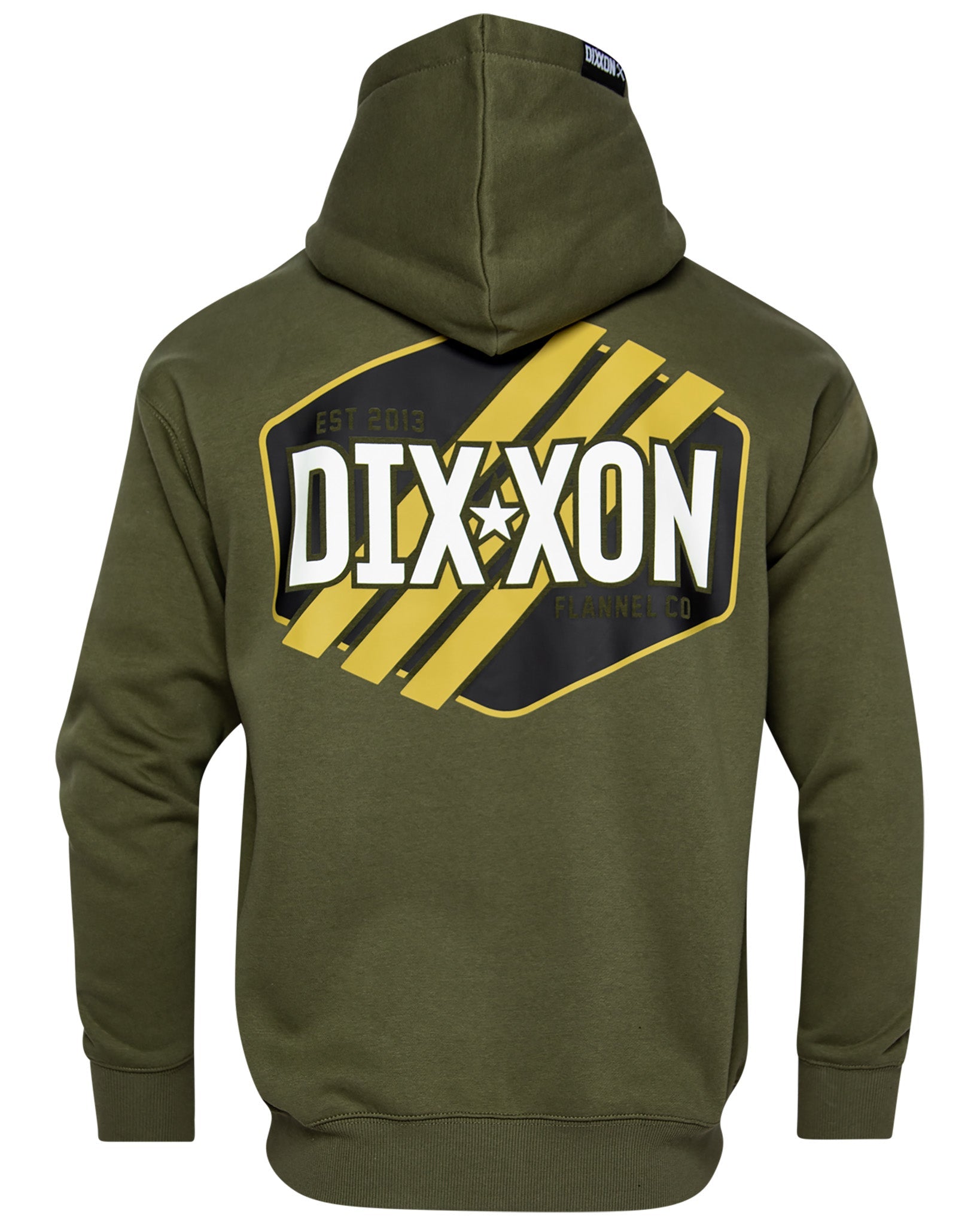 Tactical Badge Zip Up Hoodie - O.D. Green - Dixxon Flannel Co.