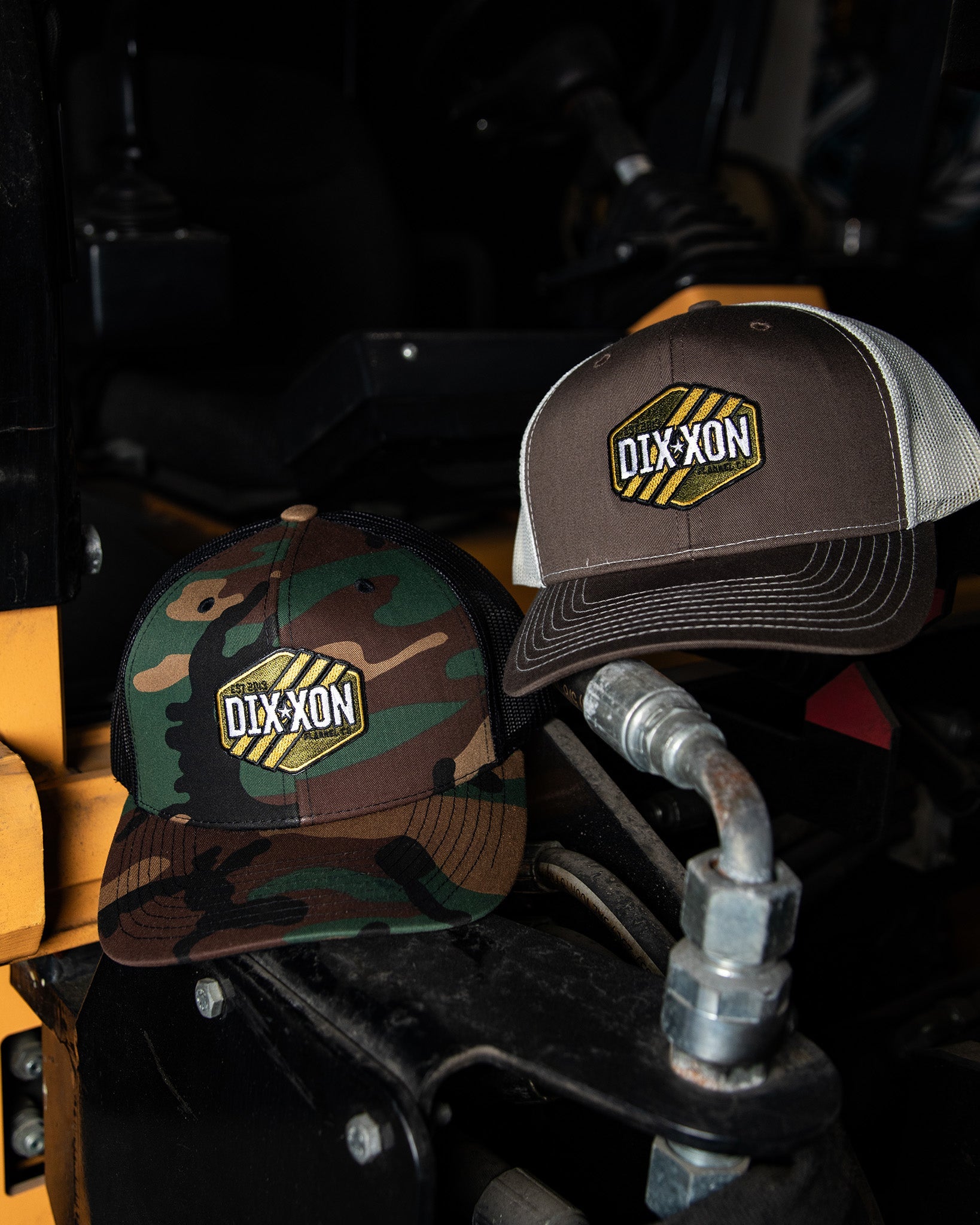 Tactical Stripes Curved Bill Trucker Snapback - Dixxon Flannel Co.