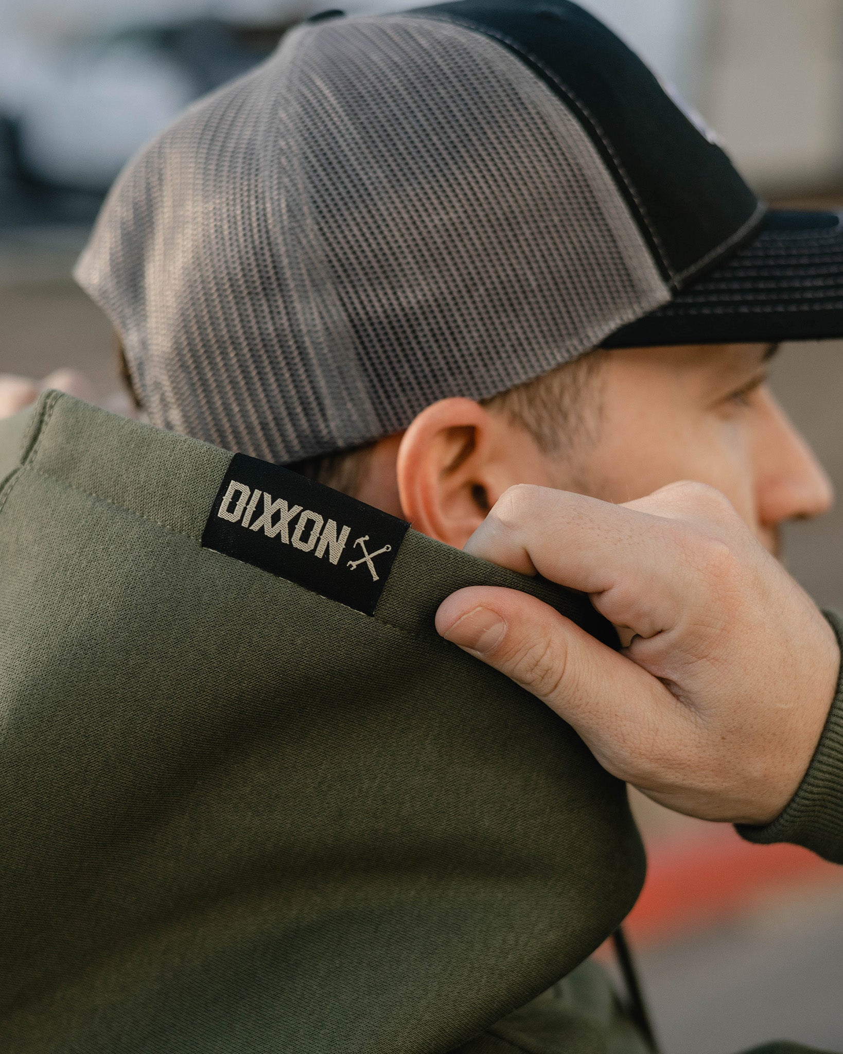 Tan Corpo Pullover Hoodie - O.D. Green | Dixxon Flannel Co.