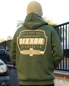 Tan Grille Zip Up Hoodie - O.D. Green - Dixxon Flannel Co.