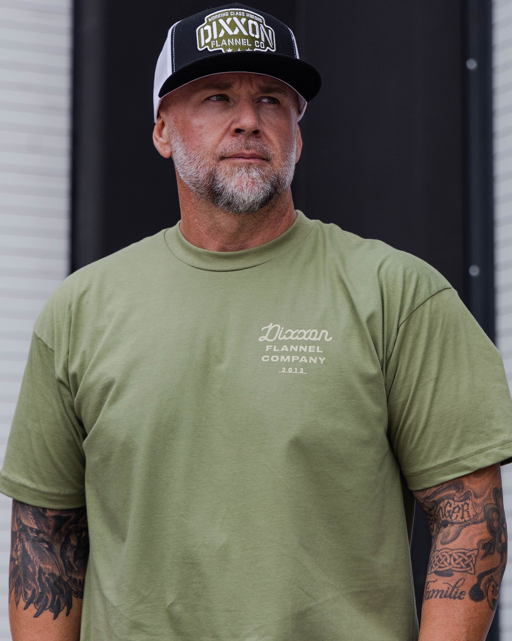 Dixxon's Tan Road Warrior T-Shirt - OD Green | Shop Now