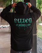 Teal Staking Claim Pullover Hoodie - Black - Dixxon Flannel Co.