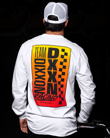 Team Racing Long Sleeve T-Shirt - White | Dixxon Flannel Co.