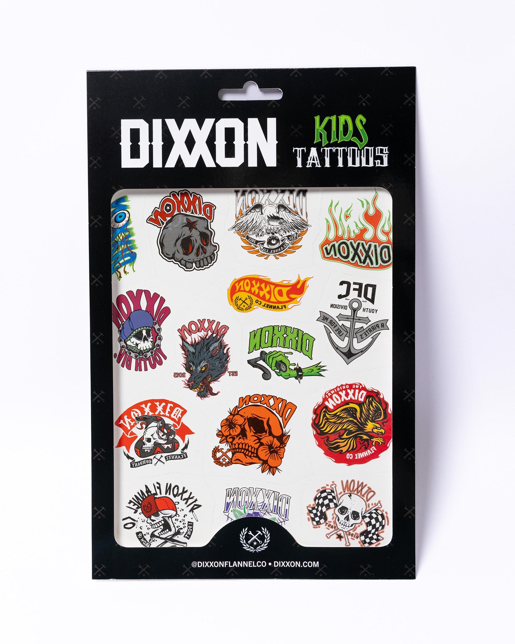 Temporary Dixxon Tattoo Sheet - Dixxon Flannel Co.