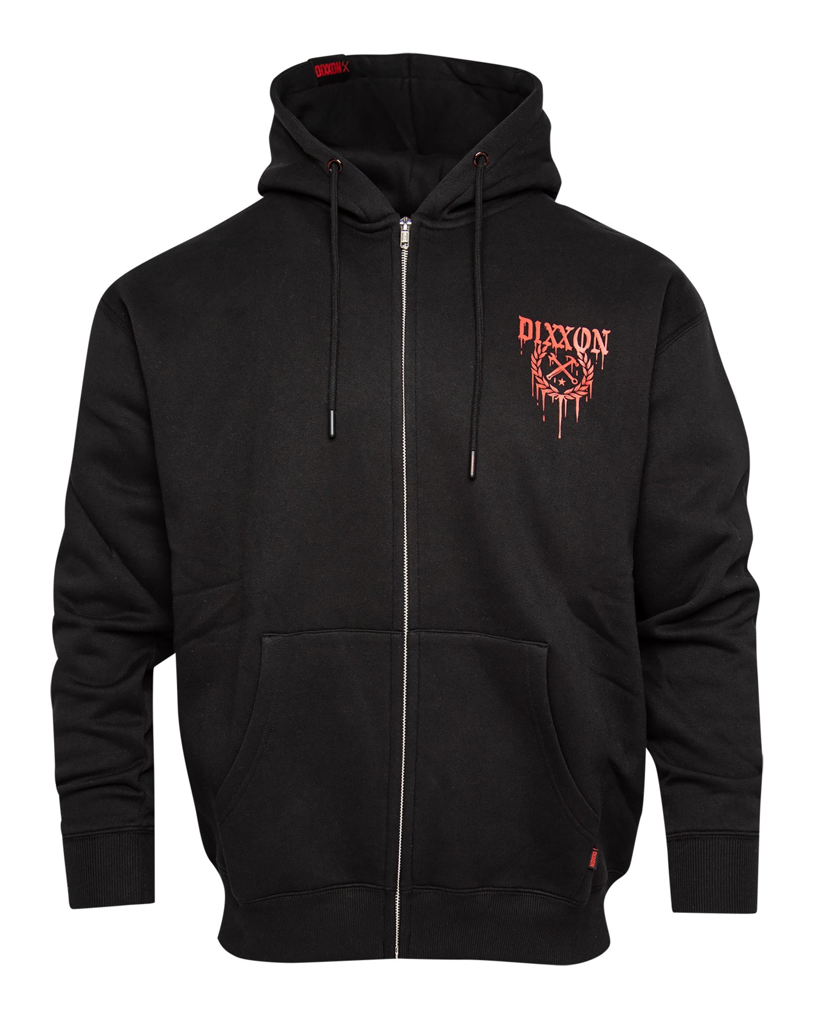 Terror Zip Up Hoodie - Black - Dixxon Flannel Co.