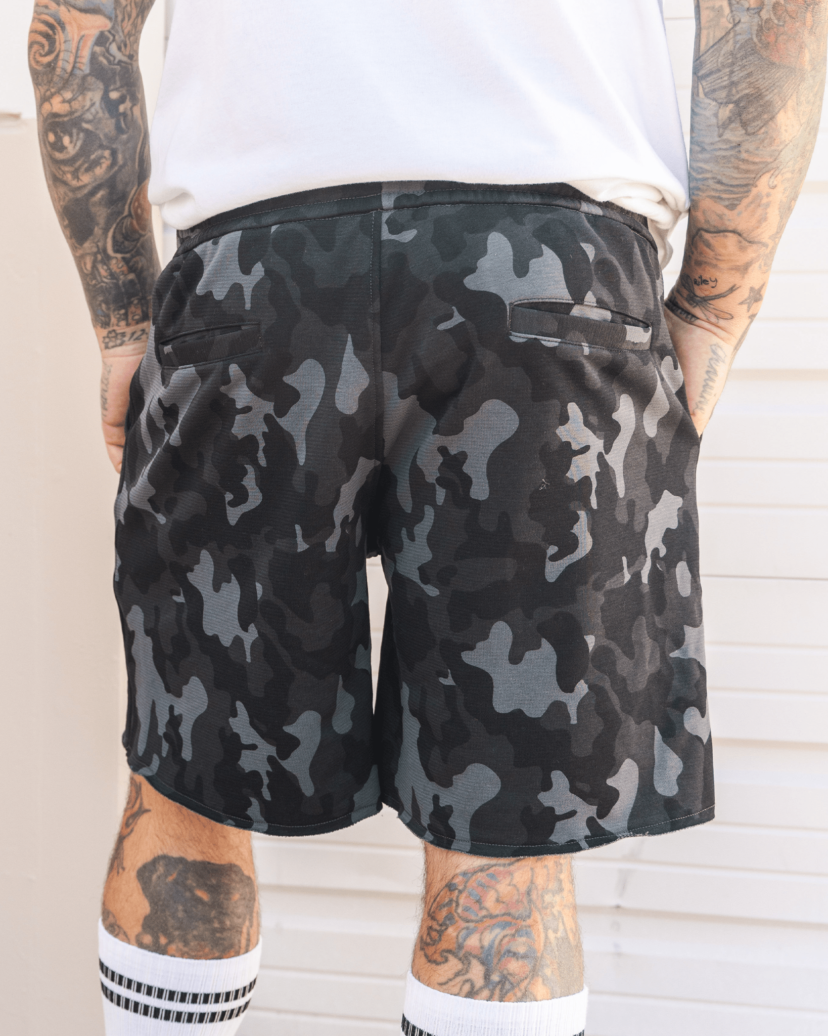 Terry Shorts 2.0 - Black Camo - Dixxon Flannel Co.