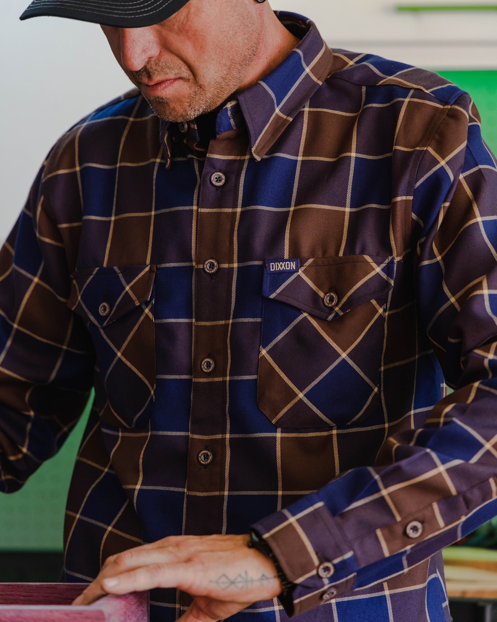 The Apprentice Flannel by Dixxon: Durable Plaid Shirt