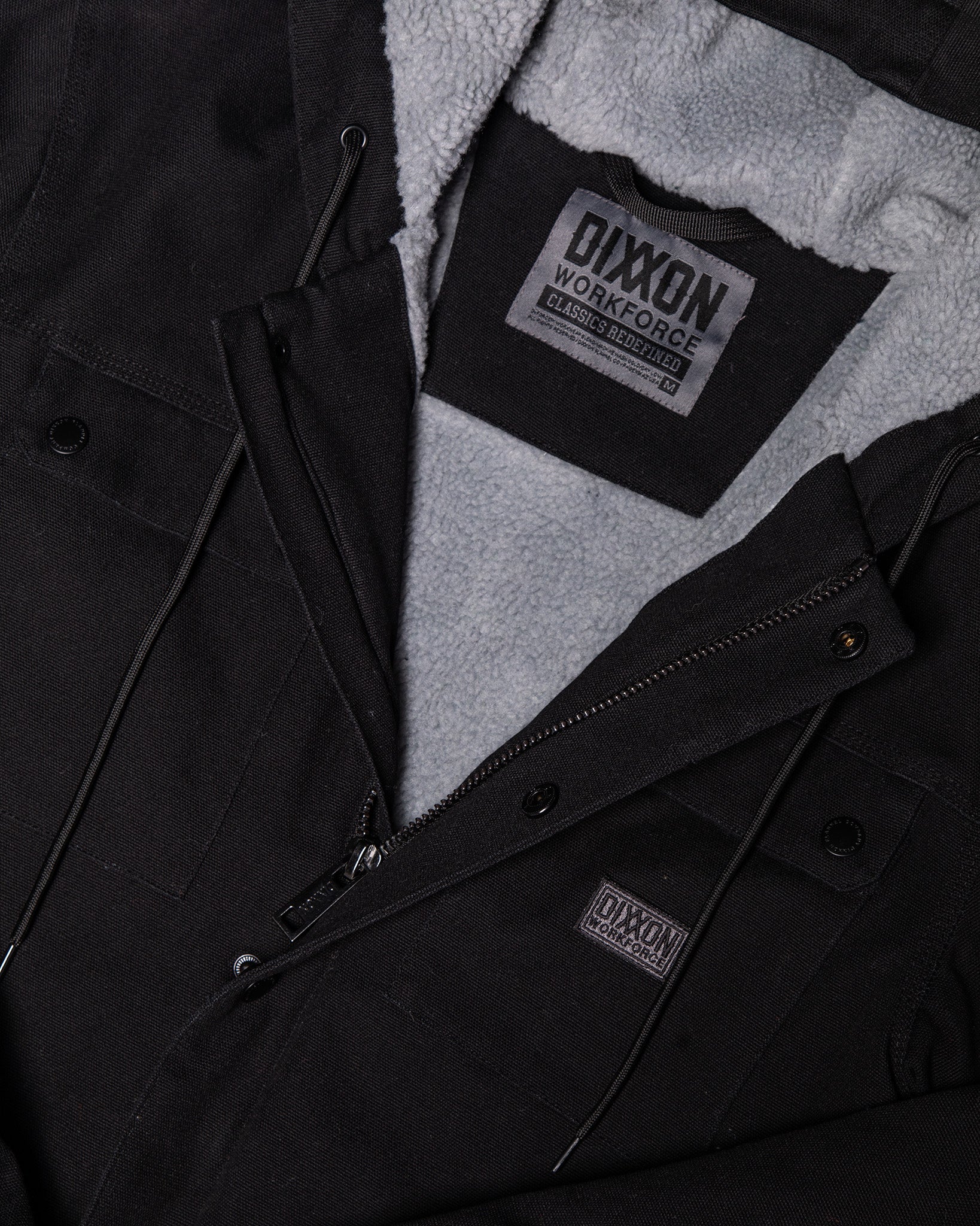 The Colt Sherpa Work Jacket - Black | Dixxon Flannel Co.