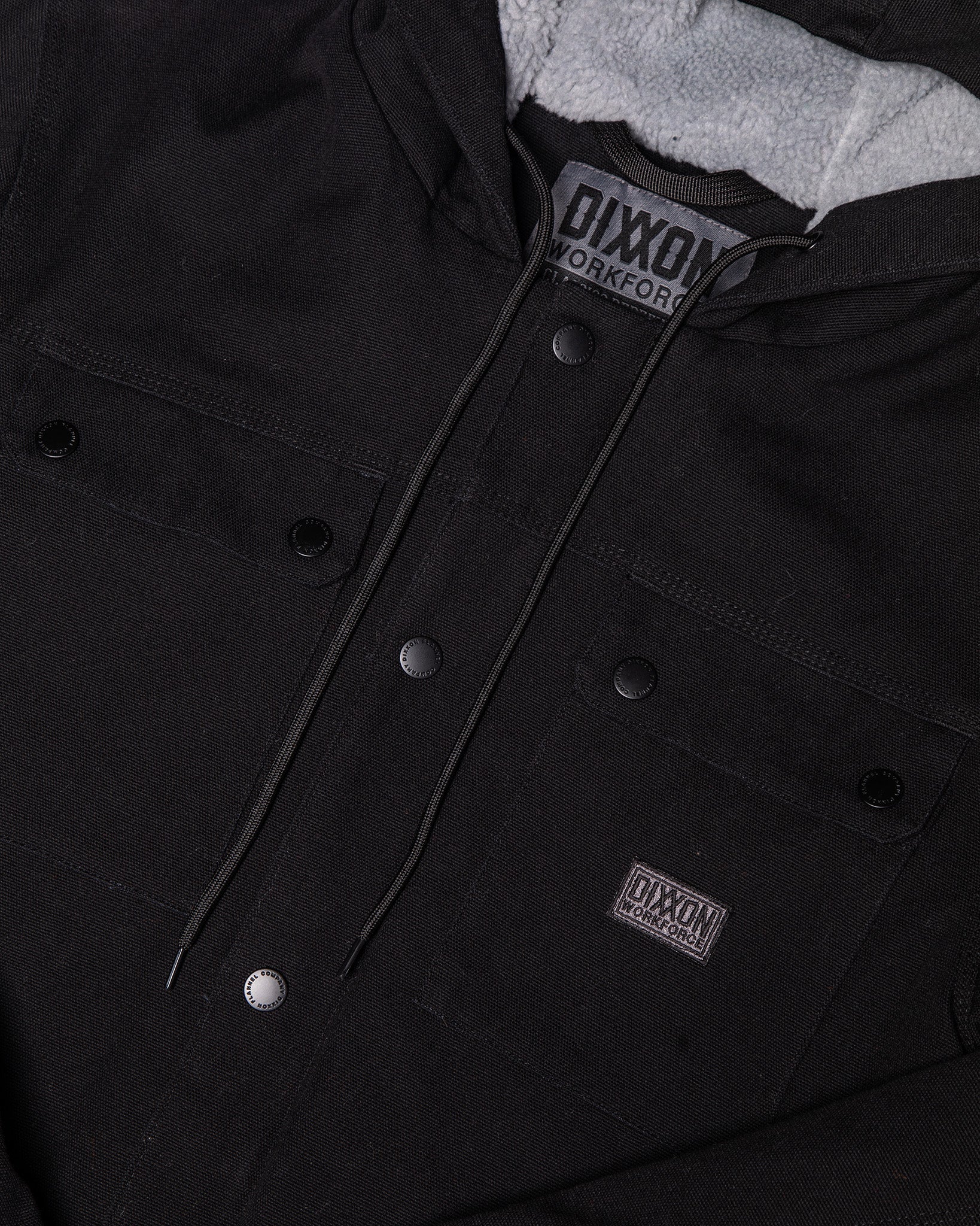 The Colt Sherpa Work Jacket - Black - Dixxon Flannel Co.