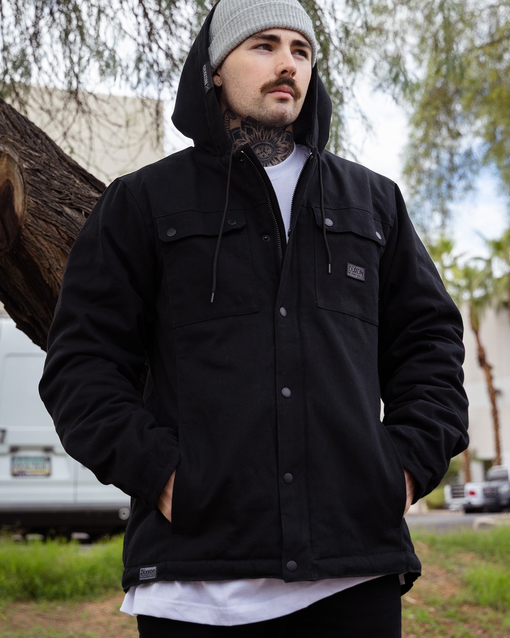 The Colt Sherpa Work Jacket - Black | Dixxon Flannel Co.