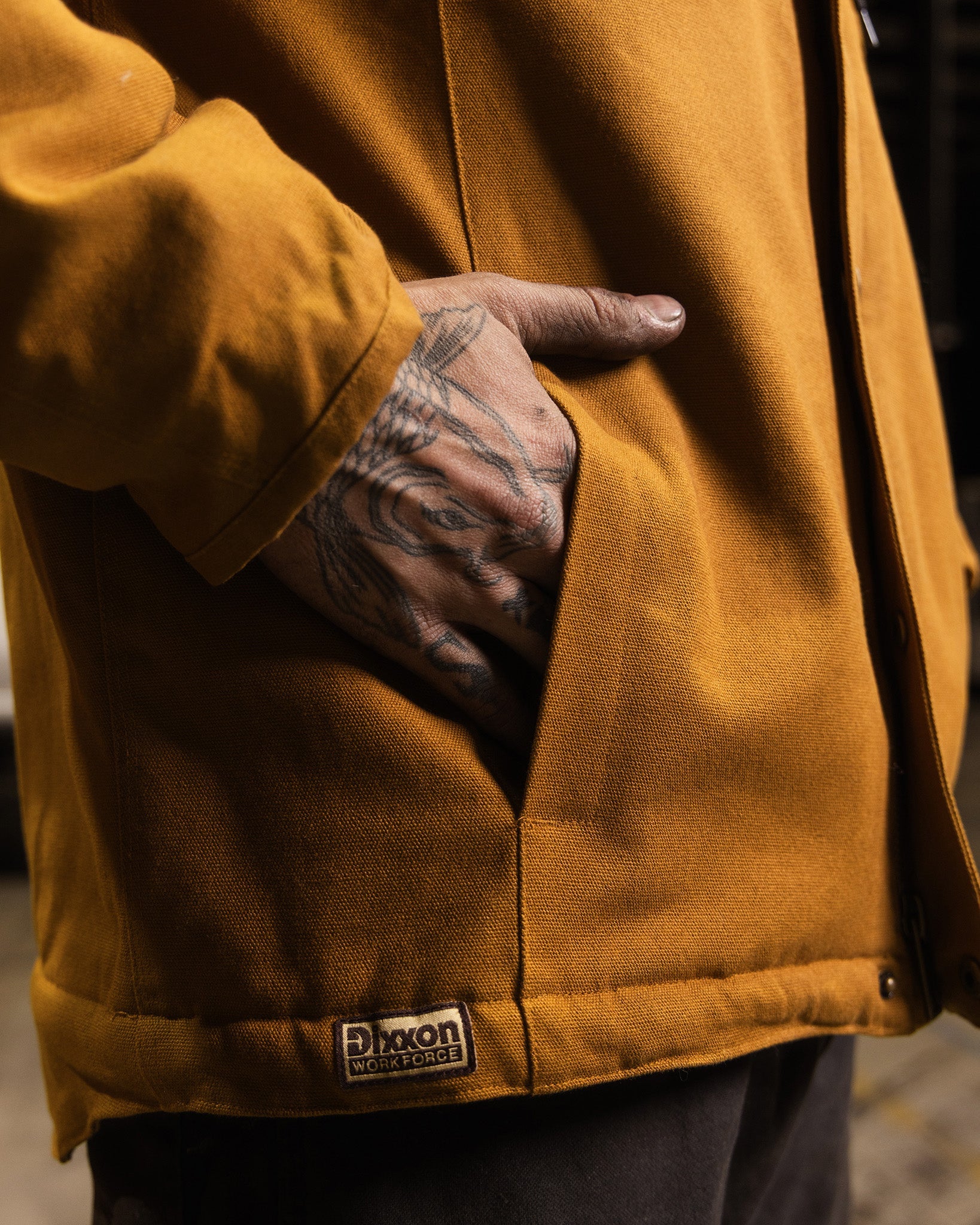 The Colt Sherpa Work Jacket - Camel | Dixxon Flannel Co.