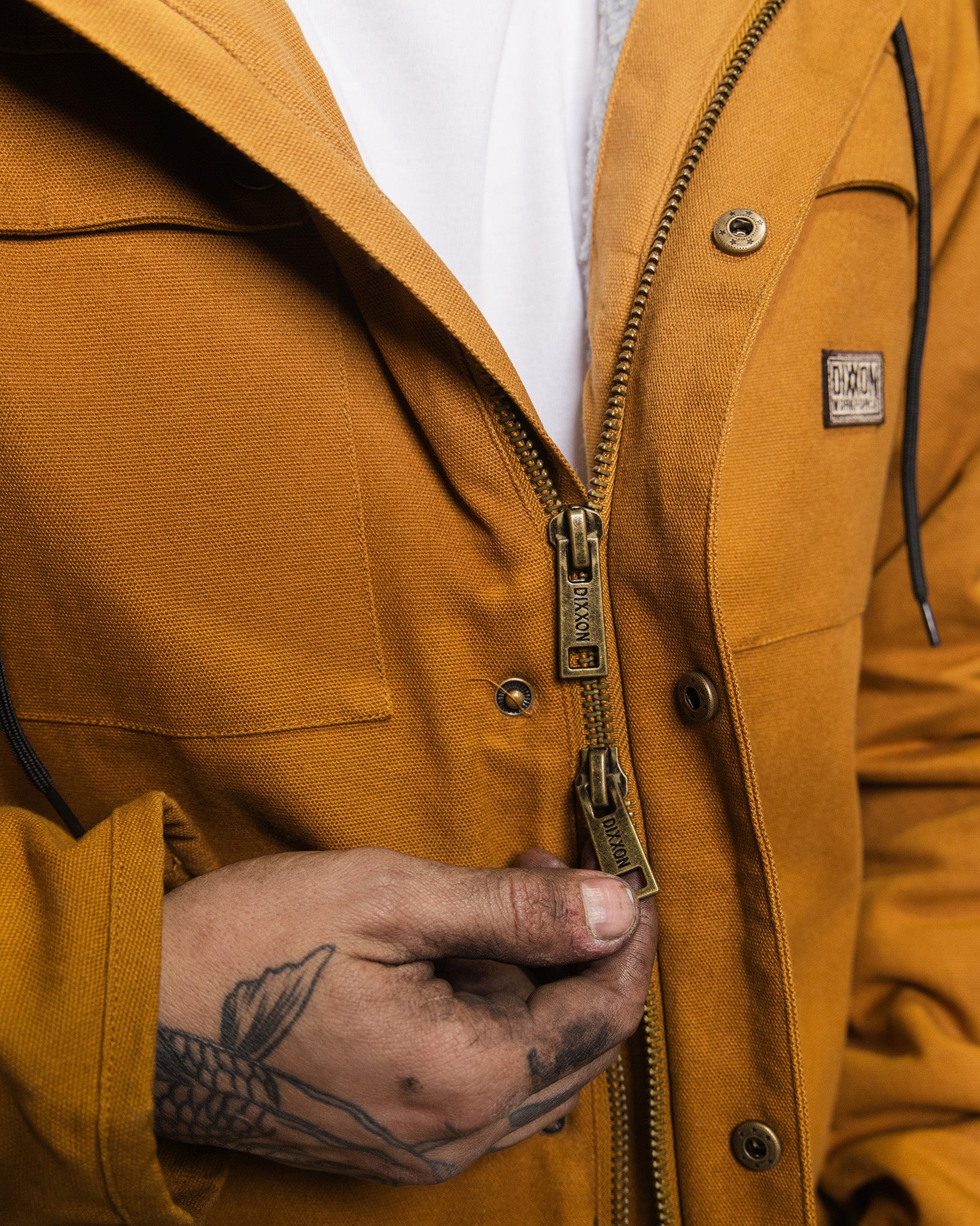 The Colt Sherpa Work Jacket - Camel | Dixxon Flannel Co.