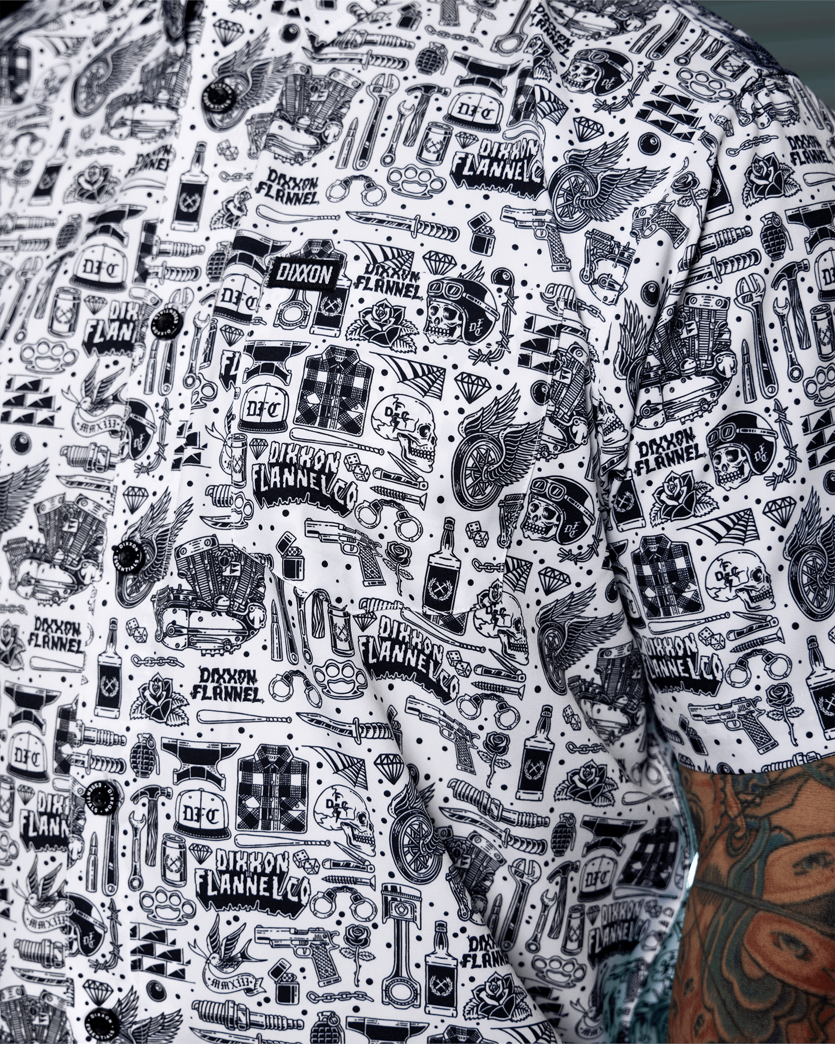 The Essentials Party Shirt - White - Dixxon Flannel Co.